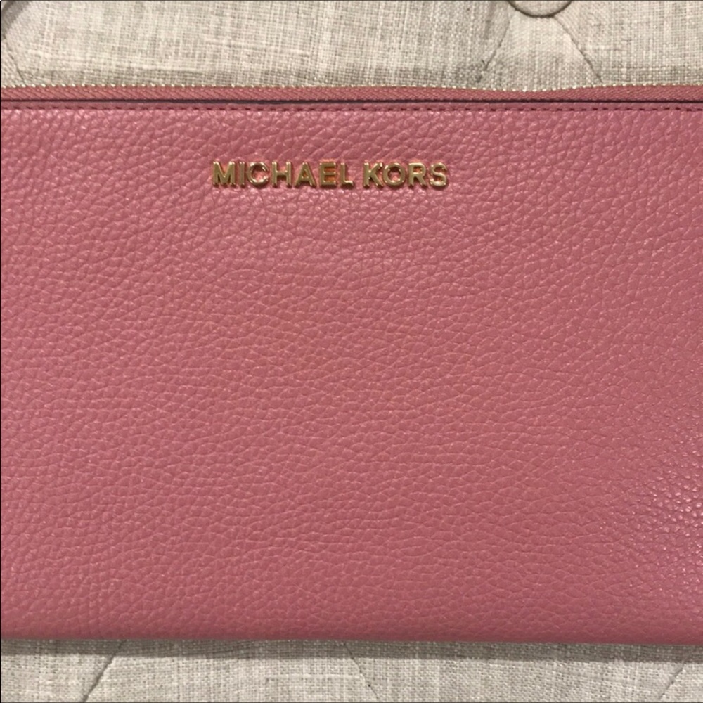 Michael Kors Monogrammed Wristlet - Picture 2 of 4